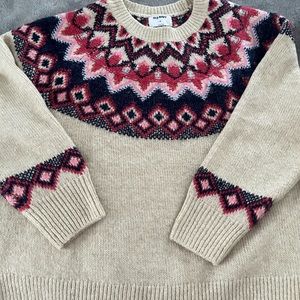 Old Navy fair isle sweater